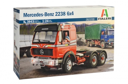 3943ИТ Автомобиль MERCEDES BENZ 2238 6x4 Italeri