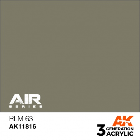 AK11816 Краска акриловая 3Gen RLM 63
