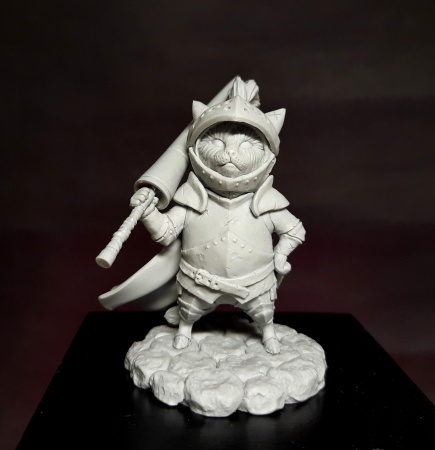 BCK-CM-009 Сэр Киттингем | Коллекционная миниатюра 70 мм Blood Carrot Knights