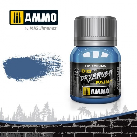AMIG0615 Ammo Mig Краска акриловая DRYBRUSH  Blue