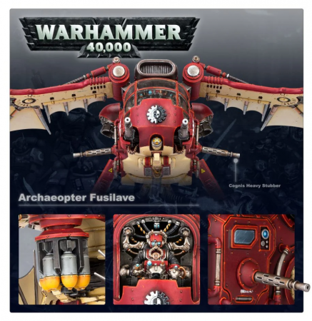 59-22GW Набор Адептус Механикус: Археоптер (Adeptus Mechanicus: Archaeopter)