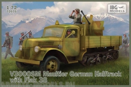 IBG72075 Грузовик V3000S/SS M Maultier with Flak38 IBG models