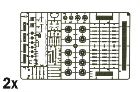 6545ИТ Танк T-34/85 ZAVOD 183 Mod.44 Italeri