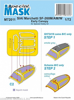M72011 SIAI-Marchetti SF-260M/AM/W Mask