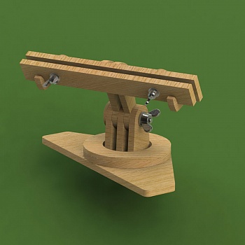 5054 поворотный  3D держатель для киля