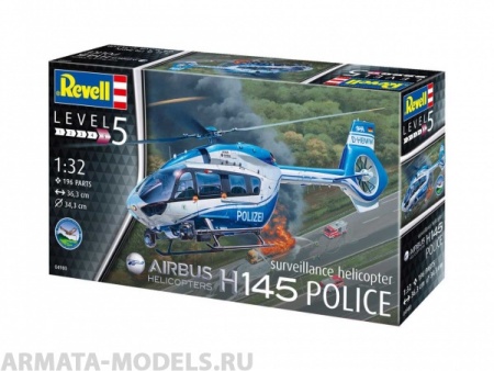 04980 Полицейский вертолет H145 Revell