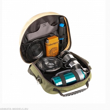 Набор для пикника на 3 персоны с термос-кружкой (с ситечком) (PR-3-1) Premier Fishing