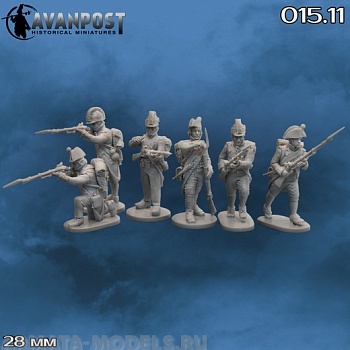 015.11 Французская революционная пехота: фузилеры, 1792-1796