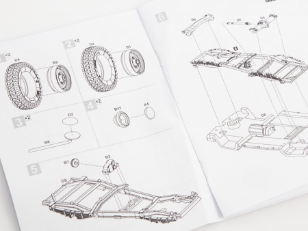 1536AVD Сборная модель Электромобиль УАЗ У-131 AVD Models