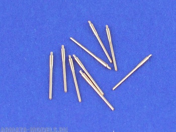 ABR-1:700-L-03  Дополнения для  Set of 9 pcs 152 mm barrels for ships Richelieu, Jean Bart для  1/700 ABR-1:700-L-03  Дополнения для  Set of 9 pcs 152 mm barrels for ships Richelieu, Jean Bart для  1/700