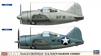 01974 Самолет F2A-2/3 BUFFALO U.S.NAVY/MARINE COMBO