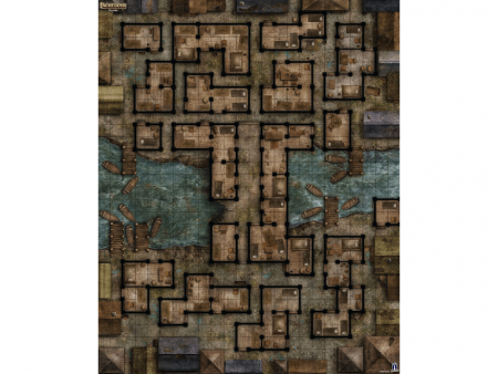 915244HW Pathfinder НРИ: Поле игровое «Трущобы»