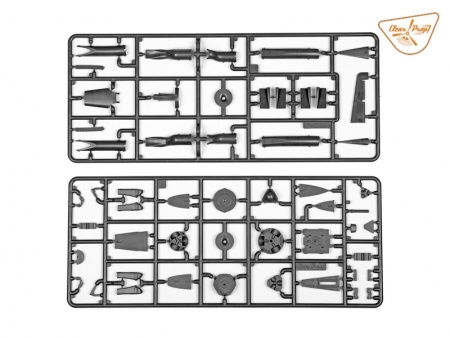 CP72005 XA2D-1 Douglas, Skyshark - CLEAR PROP Clear Prop