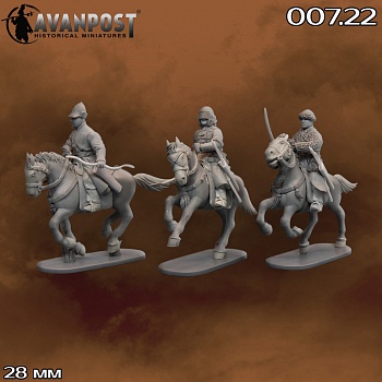 007.22АП Сибирско-татарская конница, XVII в (набор 4)