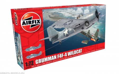 A02070 САМОЛЕТ Grumman F4F-4 Wildcat Airfix A02070 САМОЛЕТ Grumman F4F-4 Wildcat Airfix