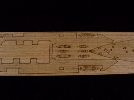 AW20031 Деревянная палуба для HMS HOOD 1941