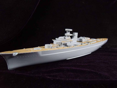 AW50019 Деревянная палуба для 1/600 Bismarck