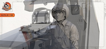 smk48066 Российский вертолетчик в кабине Ка-50