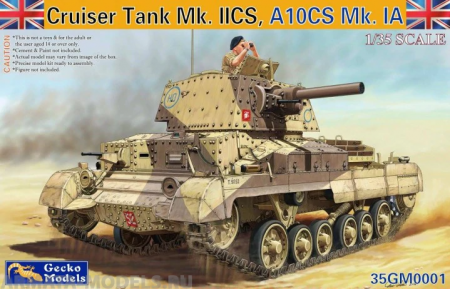 35GM0001 Танк Cruiser Tank Mk II ACS, A10Mk IA CS GECKO MODELS