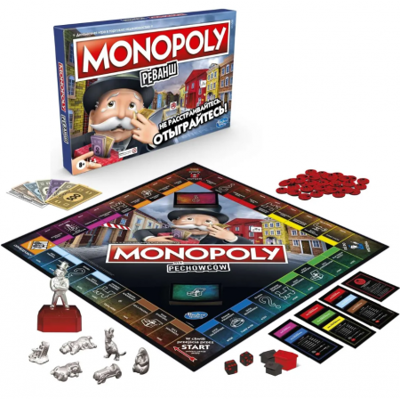 E9972121 Игра настольная Hasbro Gaming Монополия Реванш