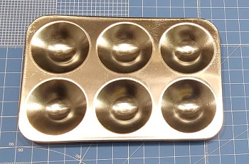 16704J Палитра прямоугольная,  6 ячеек