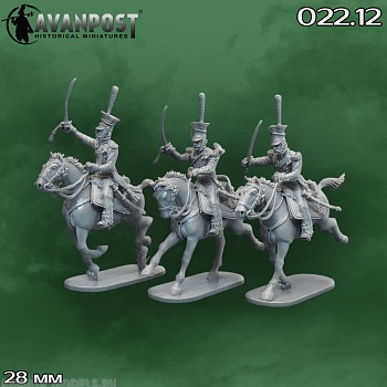 022.12АП Русская кавалерия: уланы, командная группа (1810-1814)