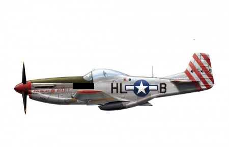 LS-006 North American P-51D Mustang Figther Meng