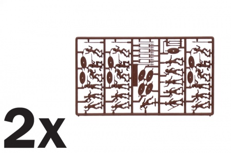 6051ИТ Солдатики Zulu Warriors (Zulu War) Italeri