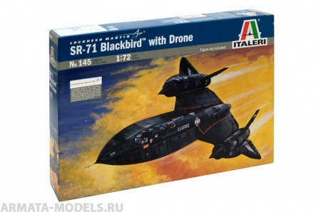 0145ИТ Самолет SR-71 Blackbird Italeri