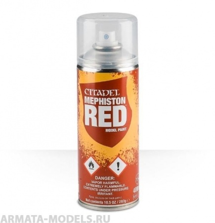62-15GW Спрей-грунтовка Красный Мефистон (Mephiston Red Spray)