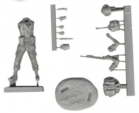 FL35046 US 25th Infantry Division Standing with Ithaca 37 Shotgun First Legion