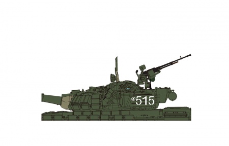 TS-033   RUSSIAN MAIN BATTLE TANK T-72B1 1/35 Meng