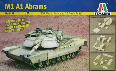 6438ИТ Танк M1 A1 Abrams Italeri