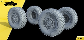 AM35918 Колеса детализированные под нагрузкой