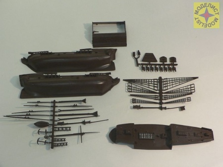 ПН115003 Пиратский бриг Черный сокол (1:150) Моделист