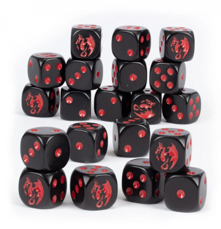 91-99GW Набор кубиков Бездушные Повелители Могил (Soulblight Gravelords Dice Set)