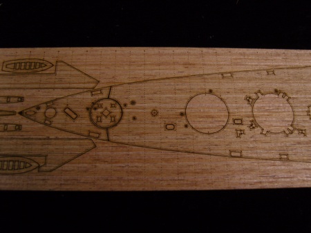 AW20022 Деревянная палуба для HMS HOOD 1931