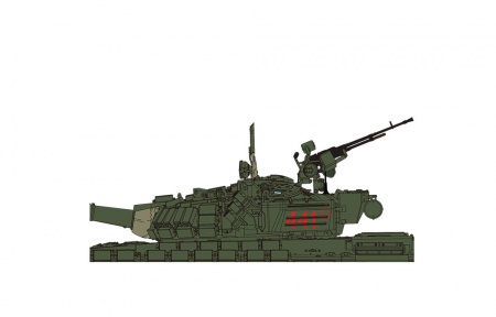 TS-033   RUSSIAN MAIN BATTLE TANK T-72B1 1/35 Meng
