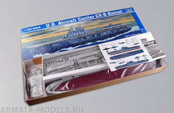 05601P U.S Aircraft Carrier USS Hornet CV-8 (1942) 05601P U.S Aircraft Carrier USS Hornet CV-8 (1942)