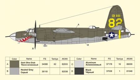 72007 Средний бомбардировщик Мародёр ARK model
