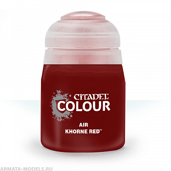 28-03GW Краска Эйр: кхорн красный (24мл)( AIR: KHORNE RED (24ML)) 28-03GW Краска Эйр: кхорн красный (24мл)( AIR: KHORNE RED (24ML))