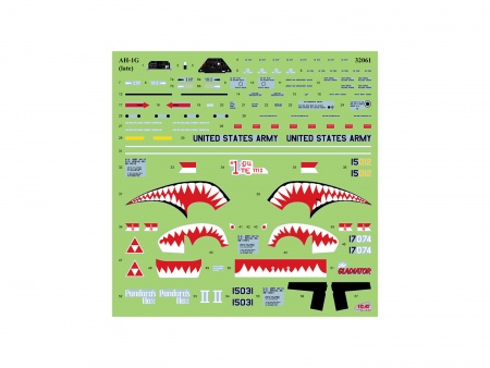 32062 AH-1G Cobra с американскими вертолетчиками (война во Вьетнаме) ICM