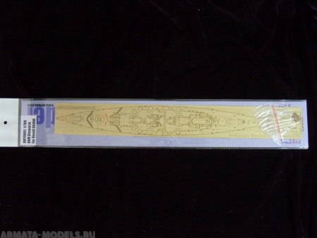 AW20001 Деревянная палуба для DKM Bismarck