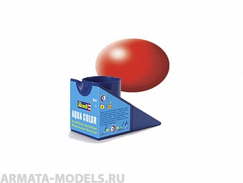 36332 Аква-краска светящаяся красная шелково-матовая