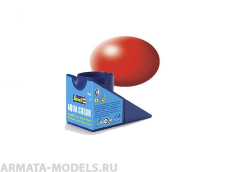 36332 Аква-краска светящаяся красная шелково-матовая