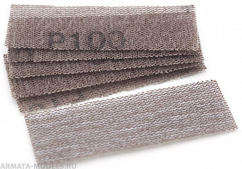 4621J Шлифовальная сетка на липучке, P100, 30x90 мм, 6 шт.