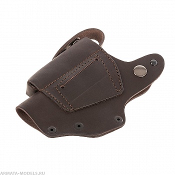 Кобура поясная к ПМ с запасной обоймой кожаная (HS-ПК-25) Helios