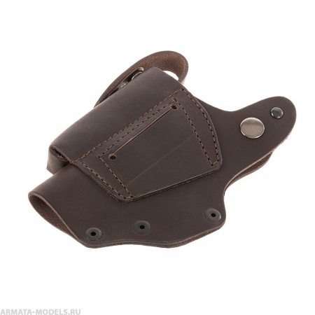 Кобура поясная к ПМ с запасной обоймой кожаная (HS-ПК-25) Helios