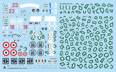 2765ИТ  Истребитель MACCHI MC.205 VELTRO A.M. JP 17OV00 Italeri