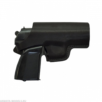 Кобура поясная к пистолетам Вальтер-СП-66, Гроза, Хорхе формованная кожаная (HS-ПК-15) Helios